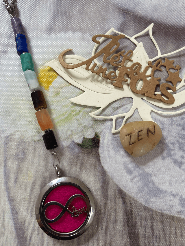 Bijoux de voiture aromathérapie "Infini Love"
