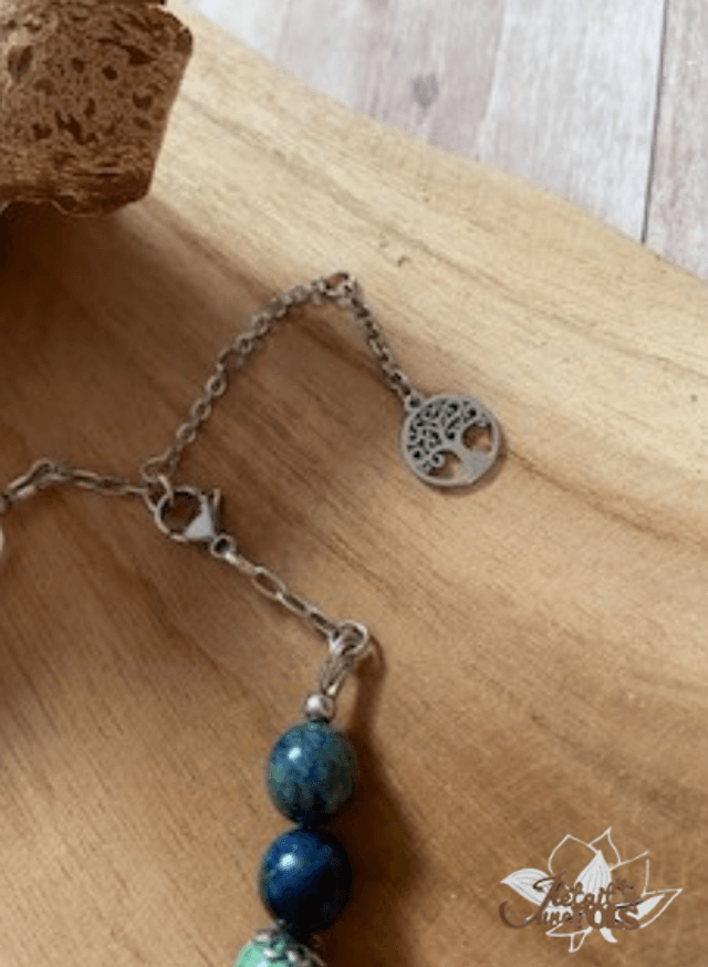 Bracelet "Chemin de Vie" sur câble acier