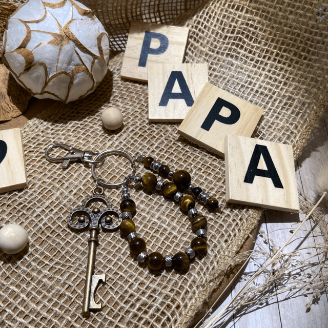 "Fête des Pères" Porte-clefs décapsuleur