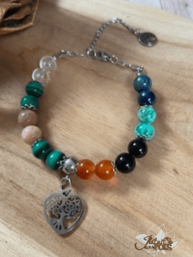 Bracelet "Chemin de Vie" sur câble acier